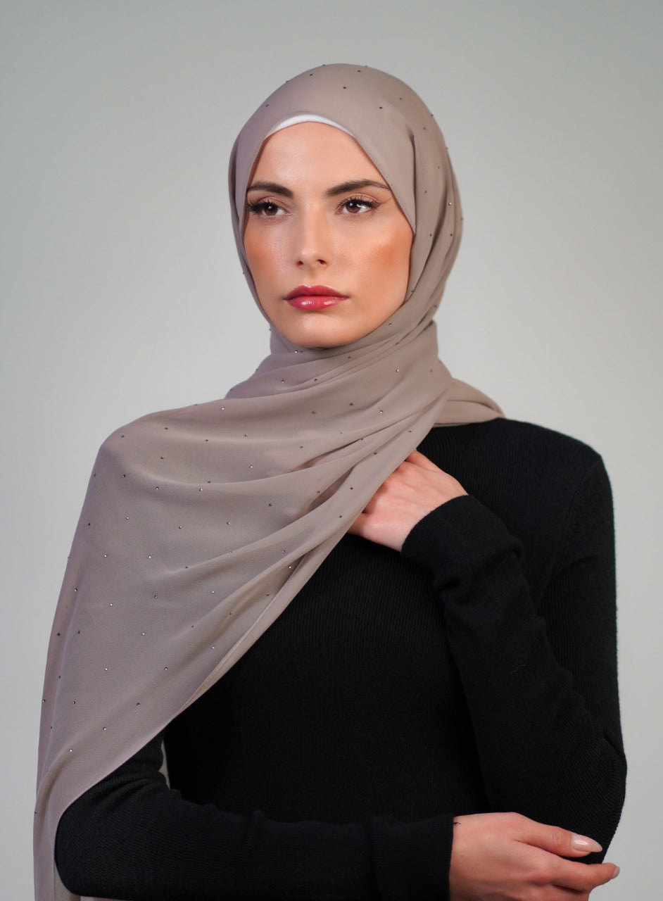 Crepe With Stones - Voile Fashion