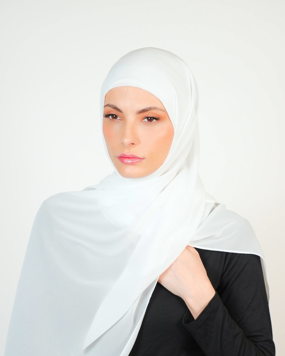 Basic Plain Chiffon Hijab  Voile
