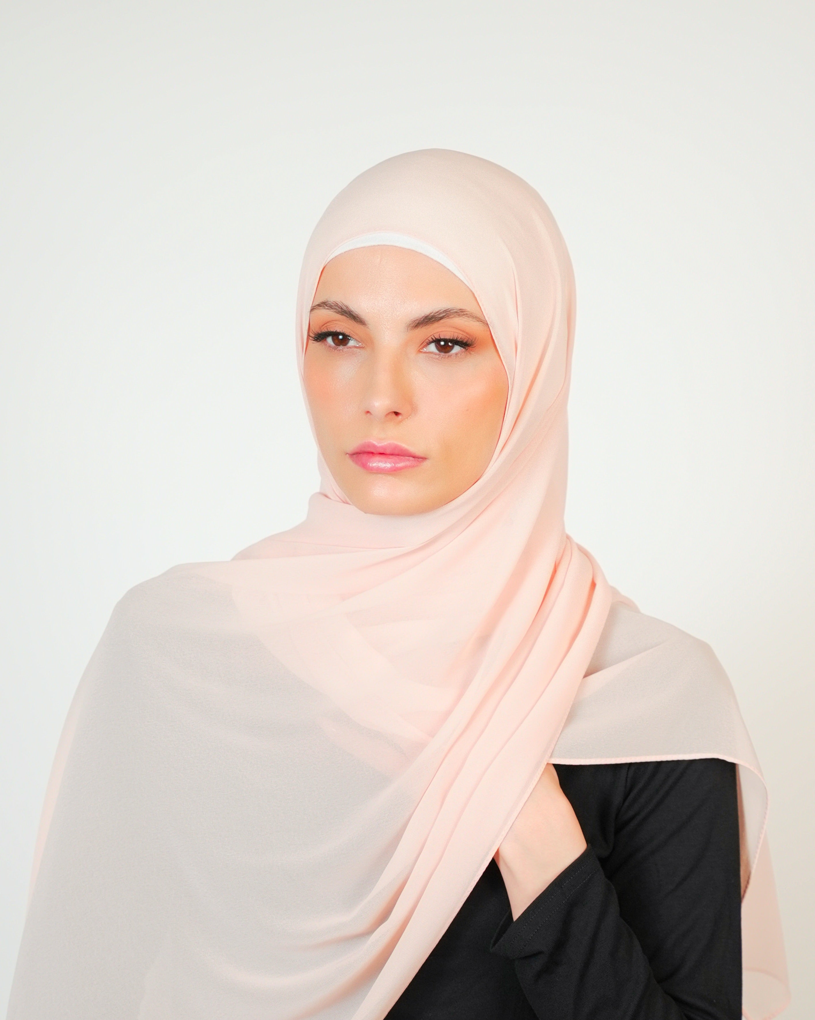 Basic Plain Chiffon Hijab  Voile