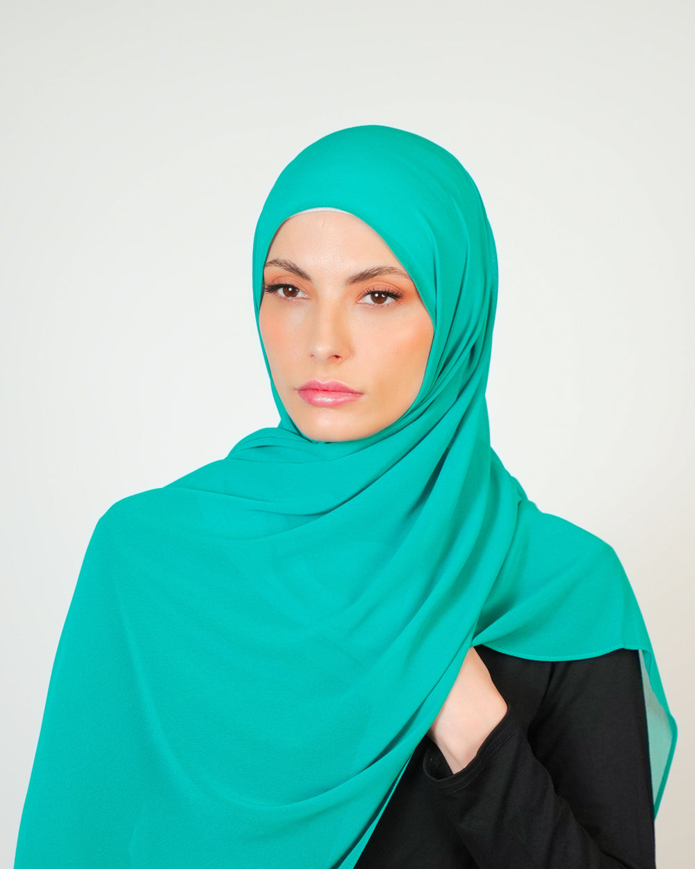 Basic Plain Chiffon Hijab  Voile