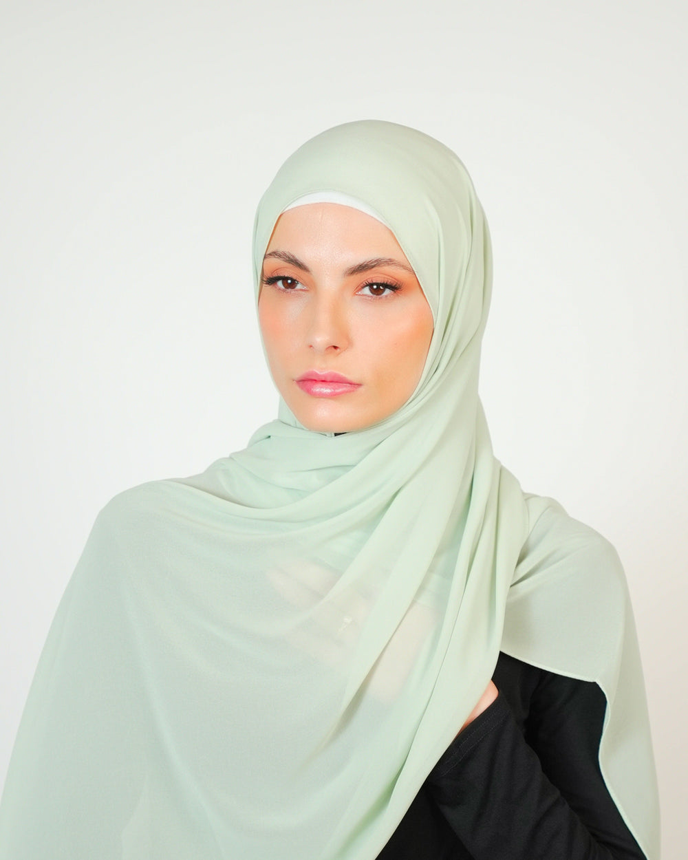 Basic Plain Chiffon Hijab  Voile