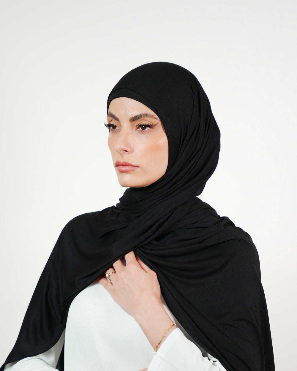 Double Stretch Cotton Plain  Voile