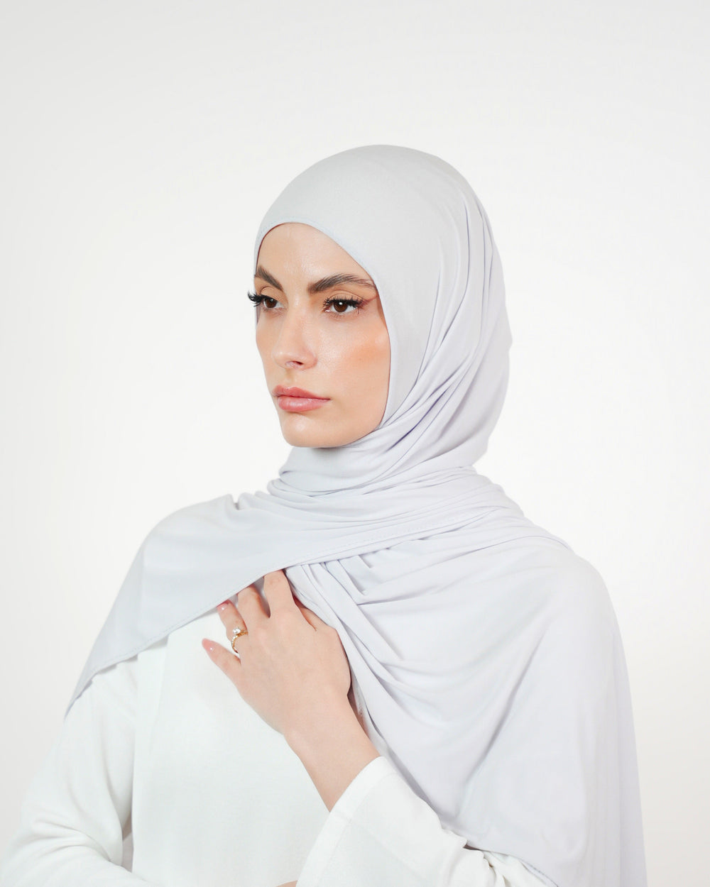 Double Stretch Cotton Plain  Voile