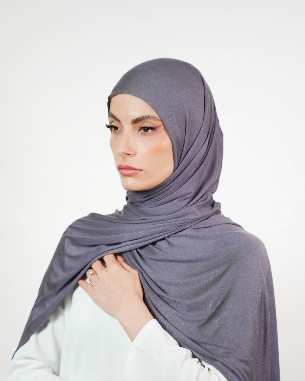 Double Stretch Cotton Plain  Voile