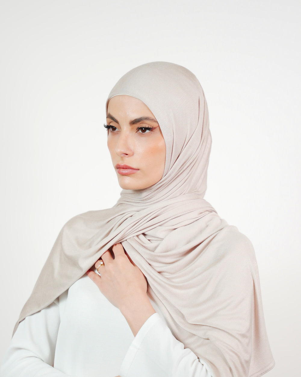 Double Stretch Cotton Plain  Voile