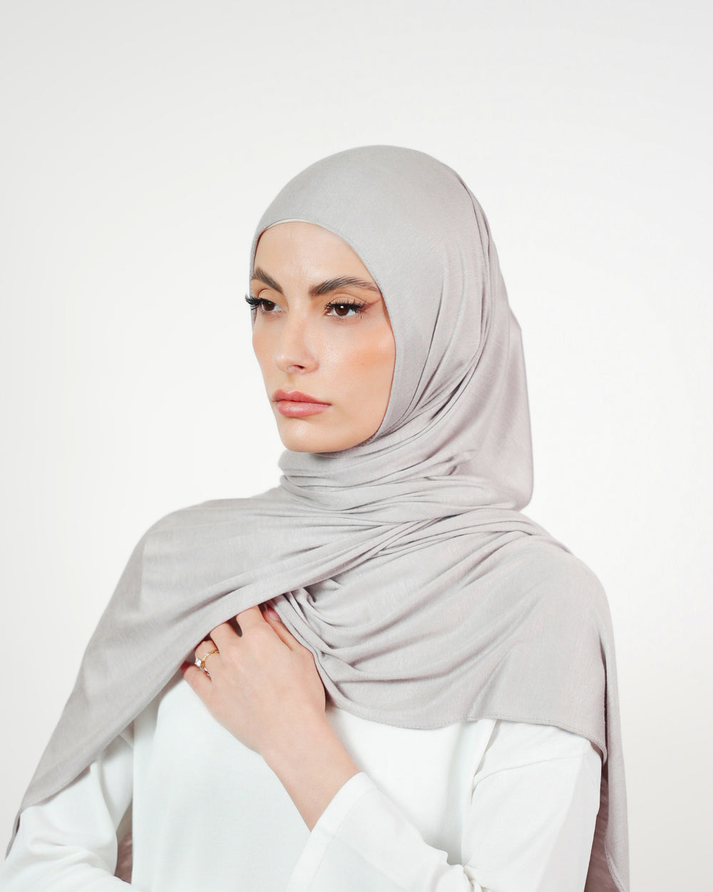 Double Stretch Cotton Plain  Voile