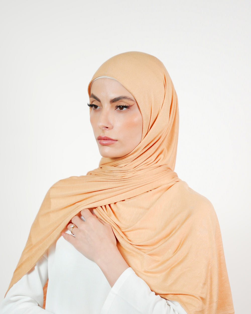 Double Stretch Cotton Plain  Voile