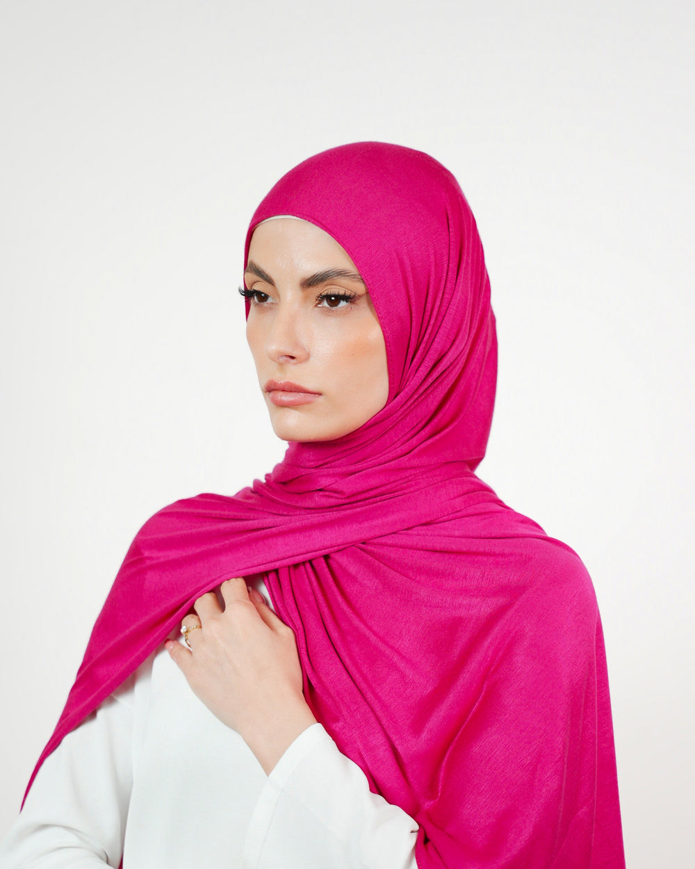 Double Stretch Cotton Plain  Voile