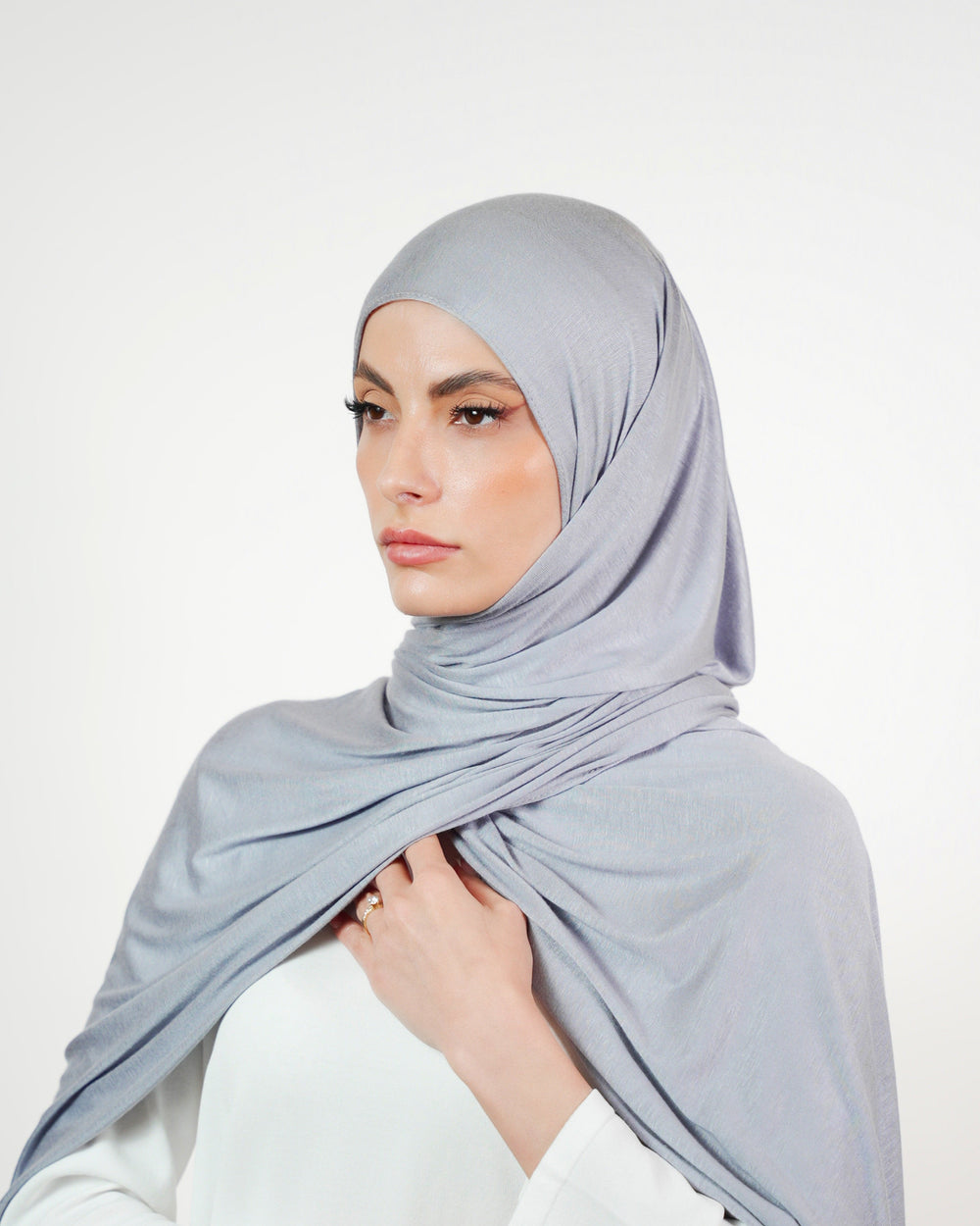 Double Stretch Cotton Plain  Voile