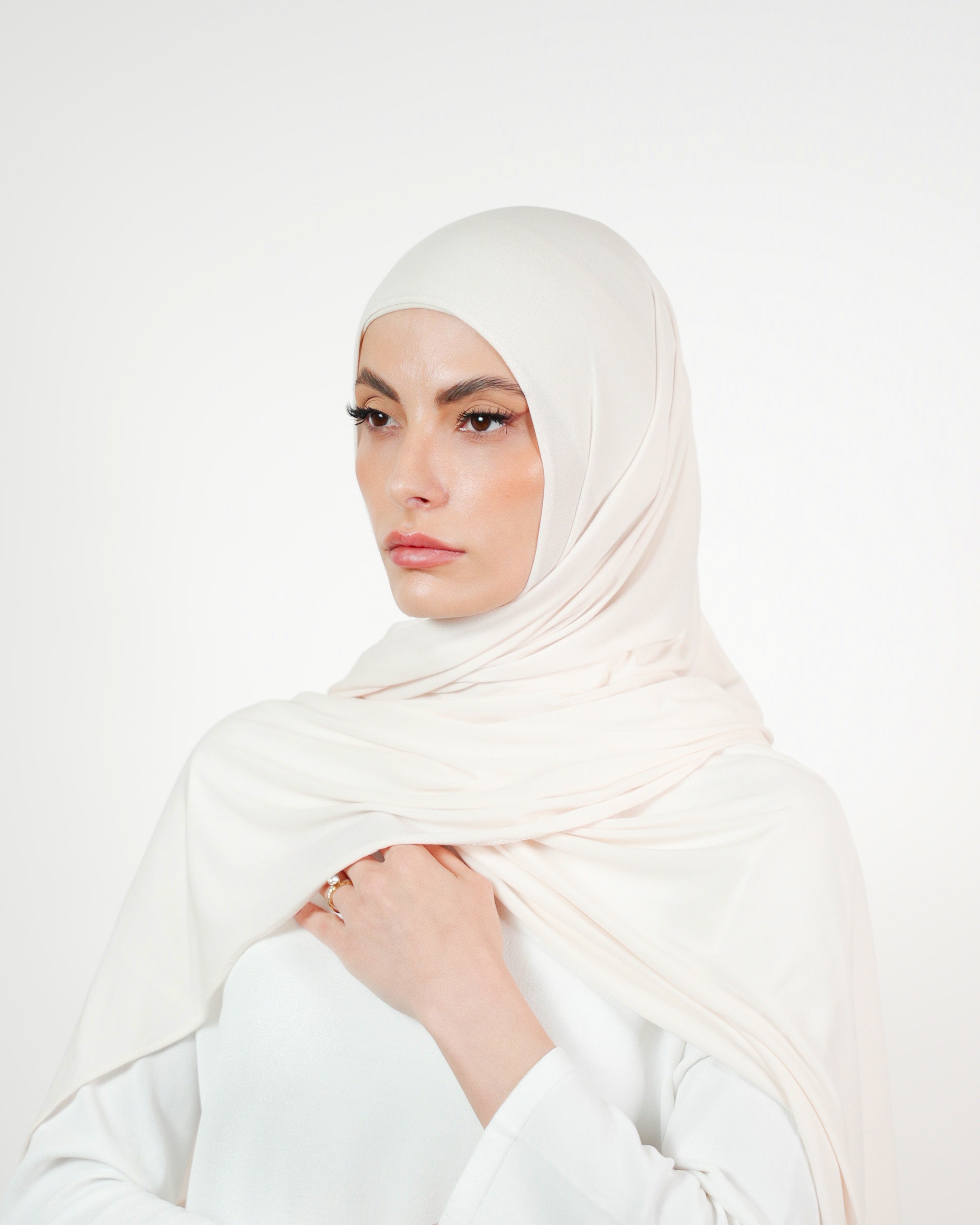 Double Stretch Cotton Plain  Voile