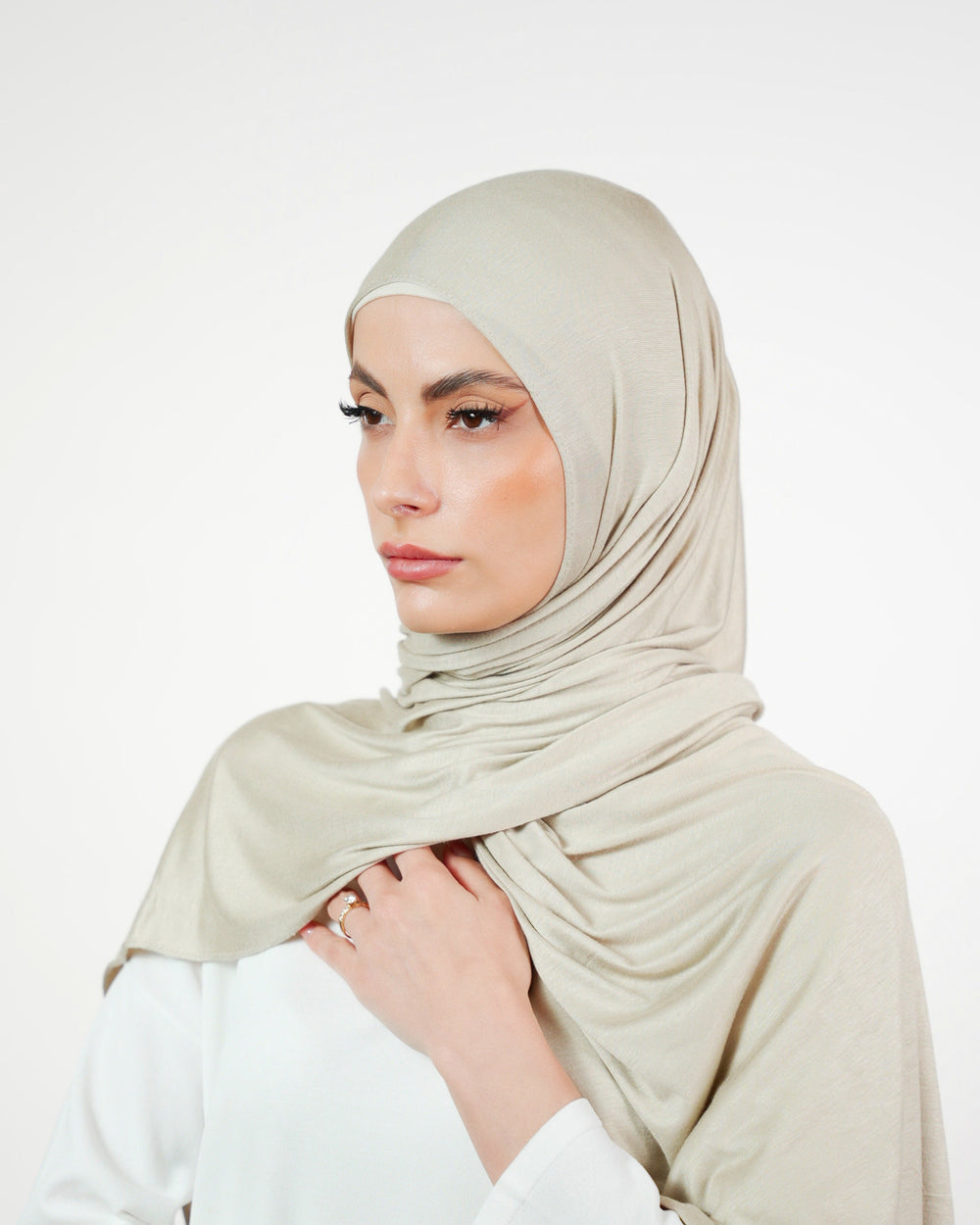 Double Stretch Cotton Plain  Voile