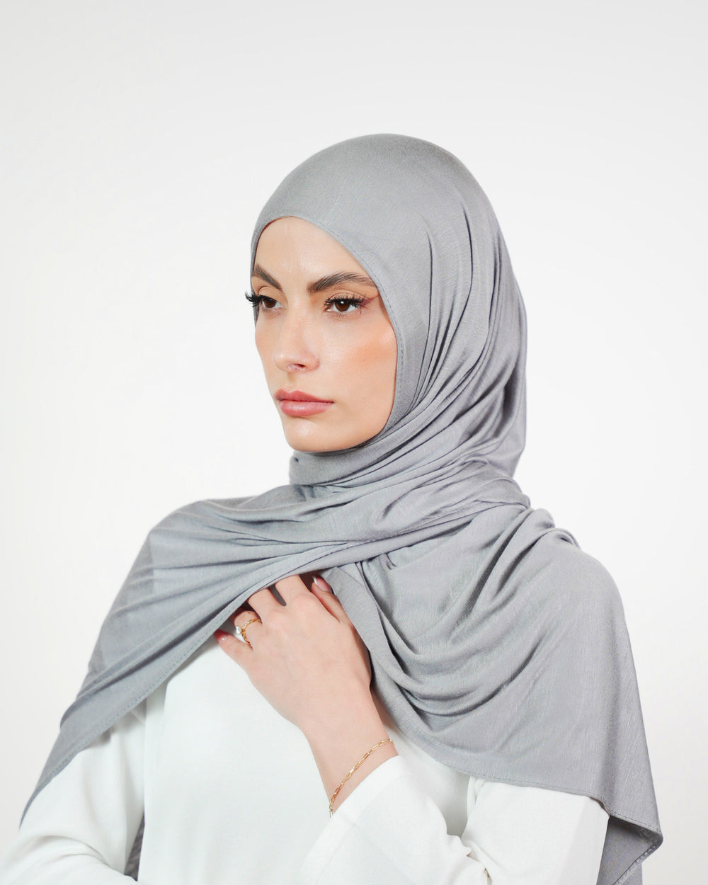 Double Stretch Cotton Plain  Voile