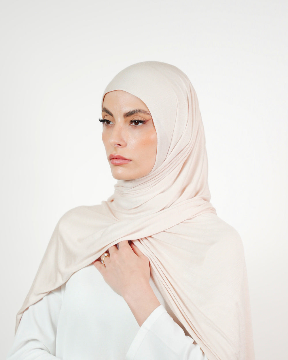 Double Stretch Cotton Plain  Voile