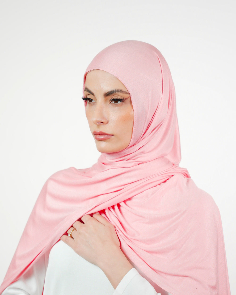 Double Stretch Cotton Plain  Voile