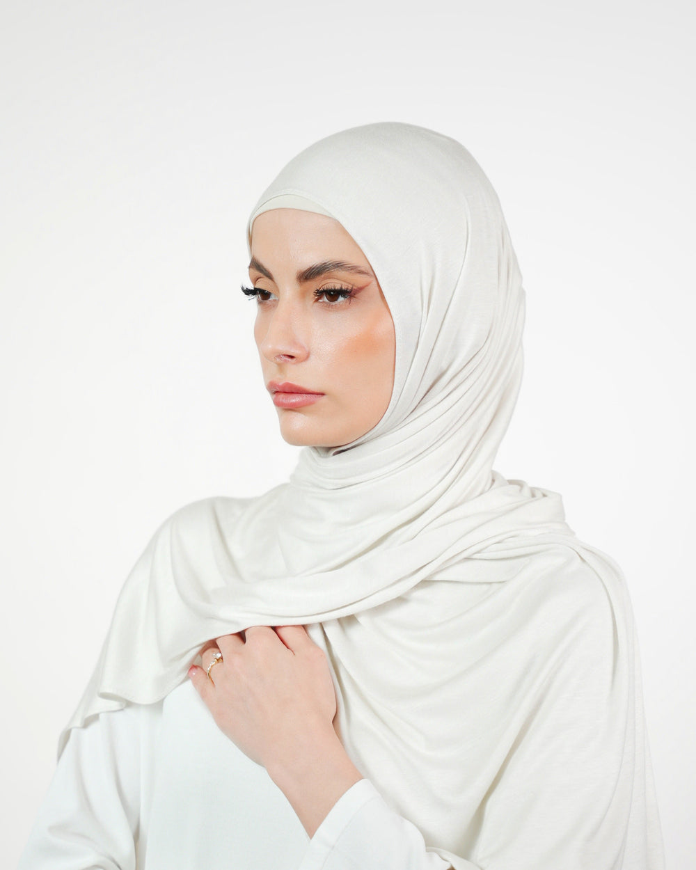 Double Stretch Cotton Plain  Voile