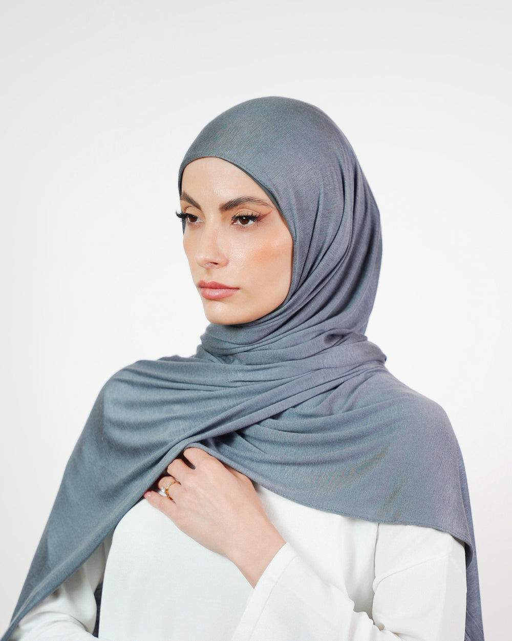 Double Stretch Cotton Plain  Voile