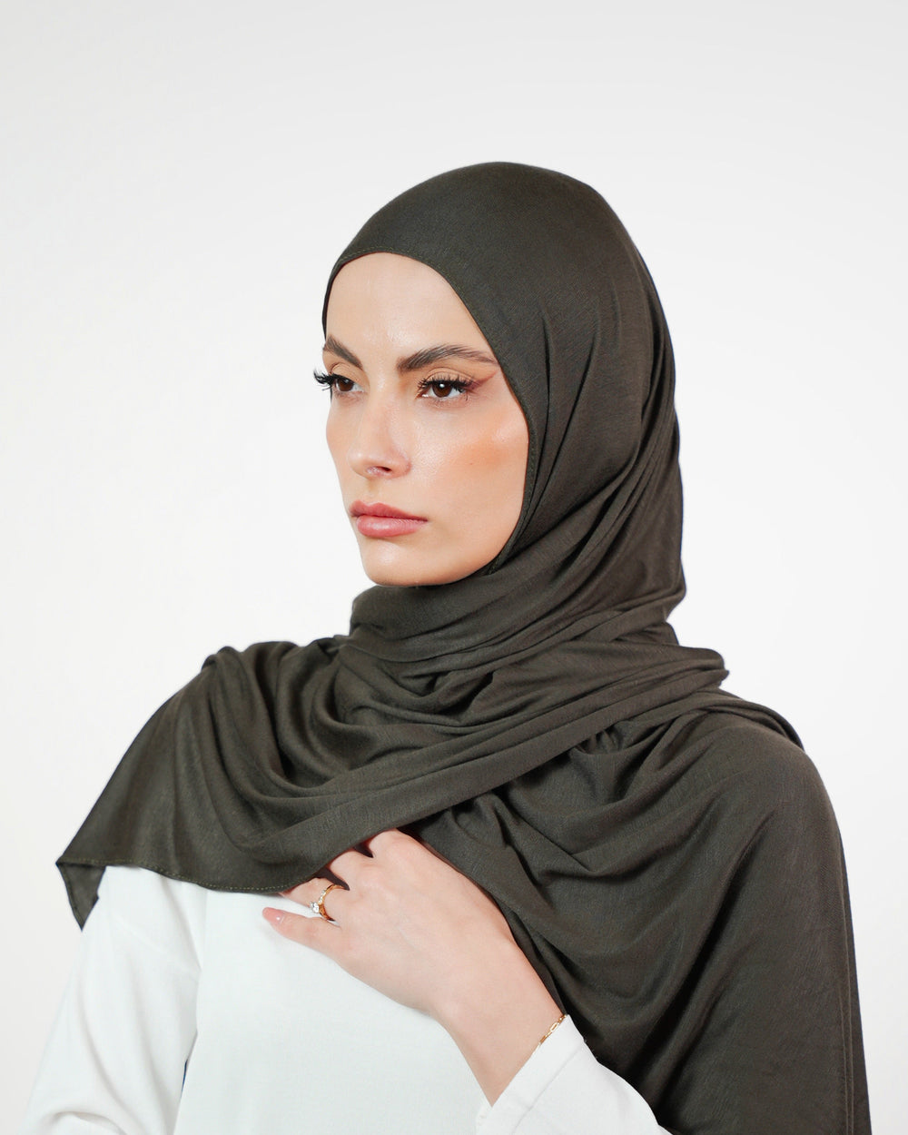 Double Stretch Cotton Plain  Voile