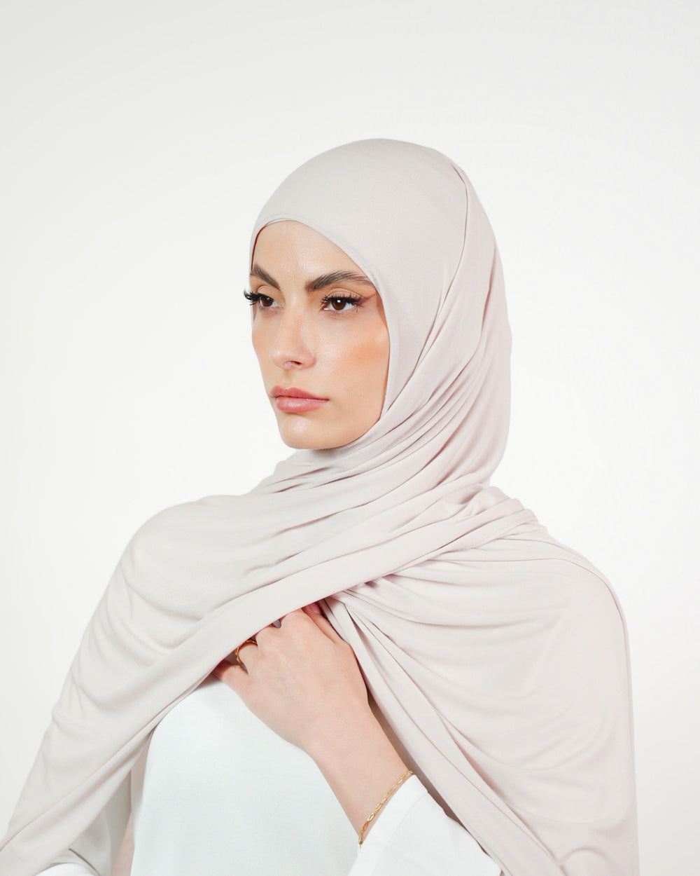 Double Stretch Cotton Plain  Voile