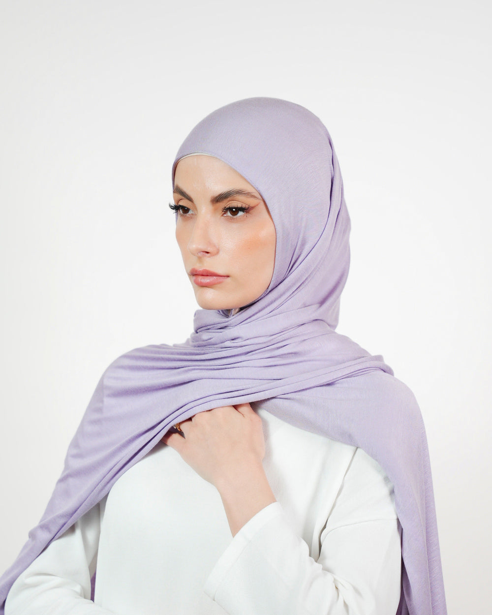 Double Stretch Cotton Plain  Voile