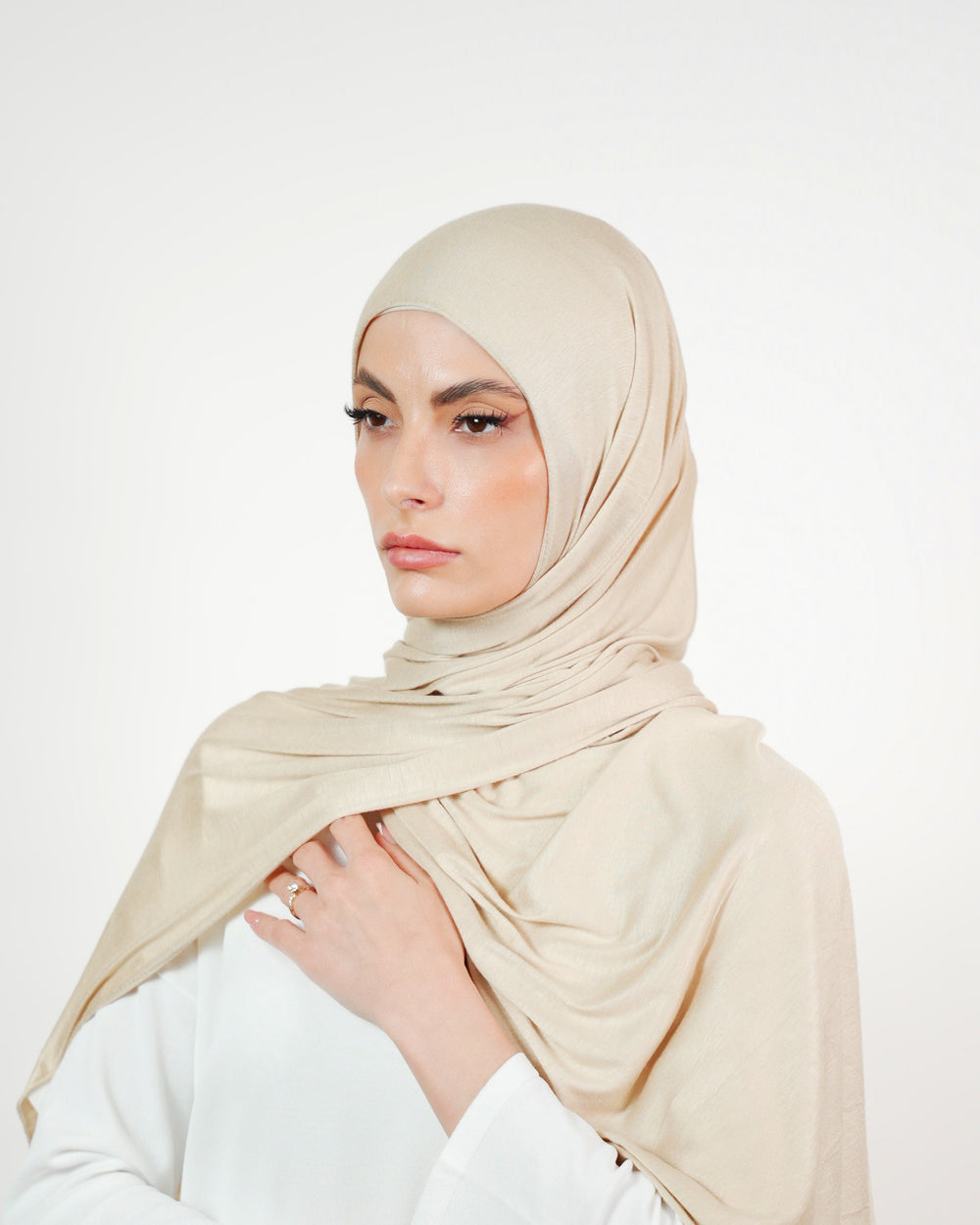 Double Stretch Cotton Plain  Voile