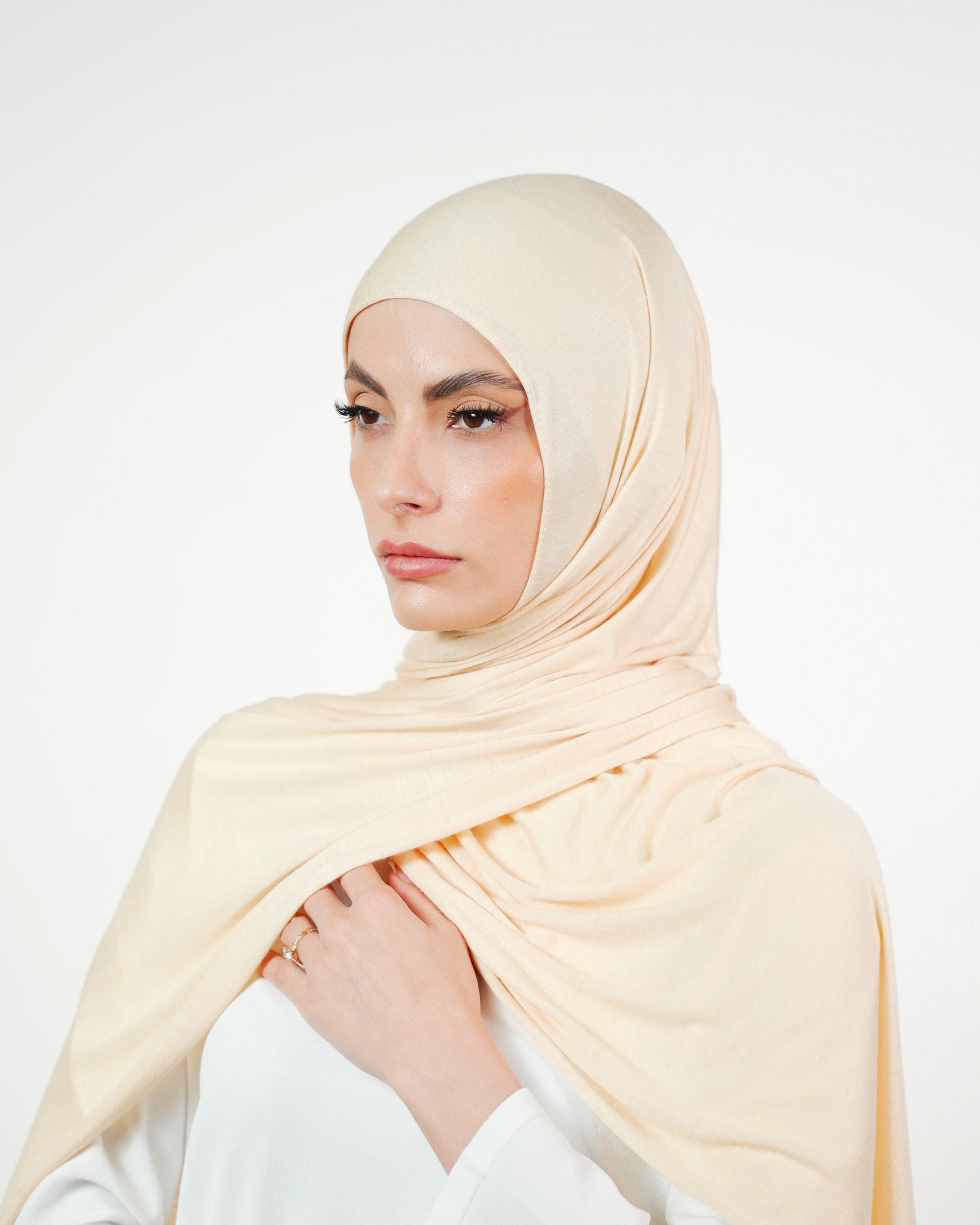 Double Stretch Cotton Plain  Voile