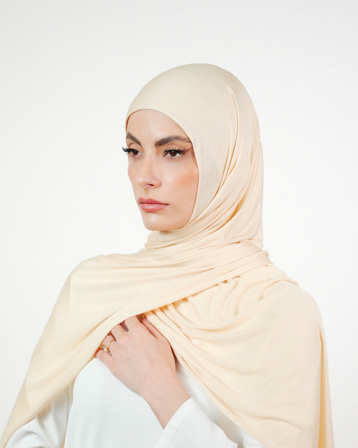Double Stretch Cotton Plain  Voile