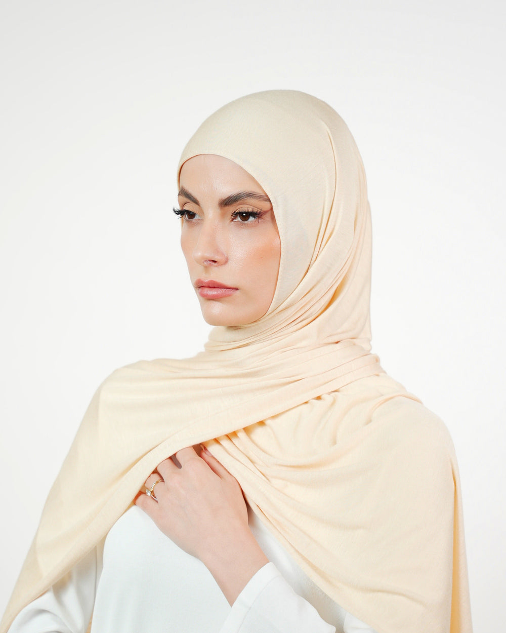 Double Stretch Cotton Plain  Voile