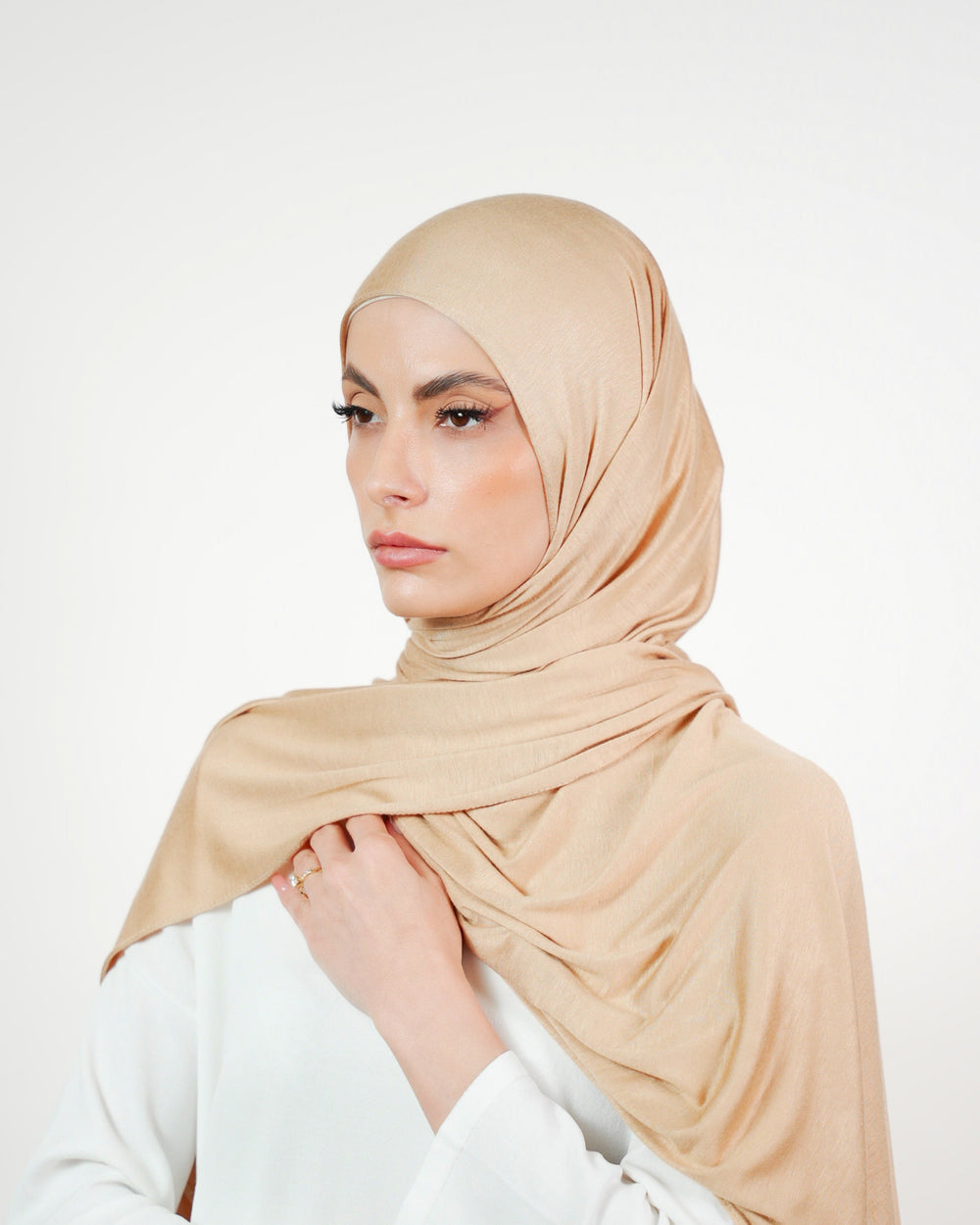 Double Stretch Cotton Plain  Voile