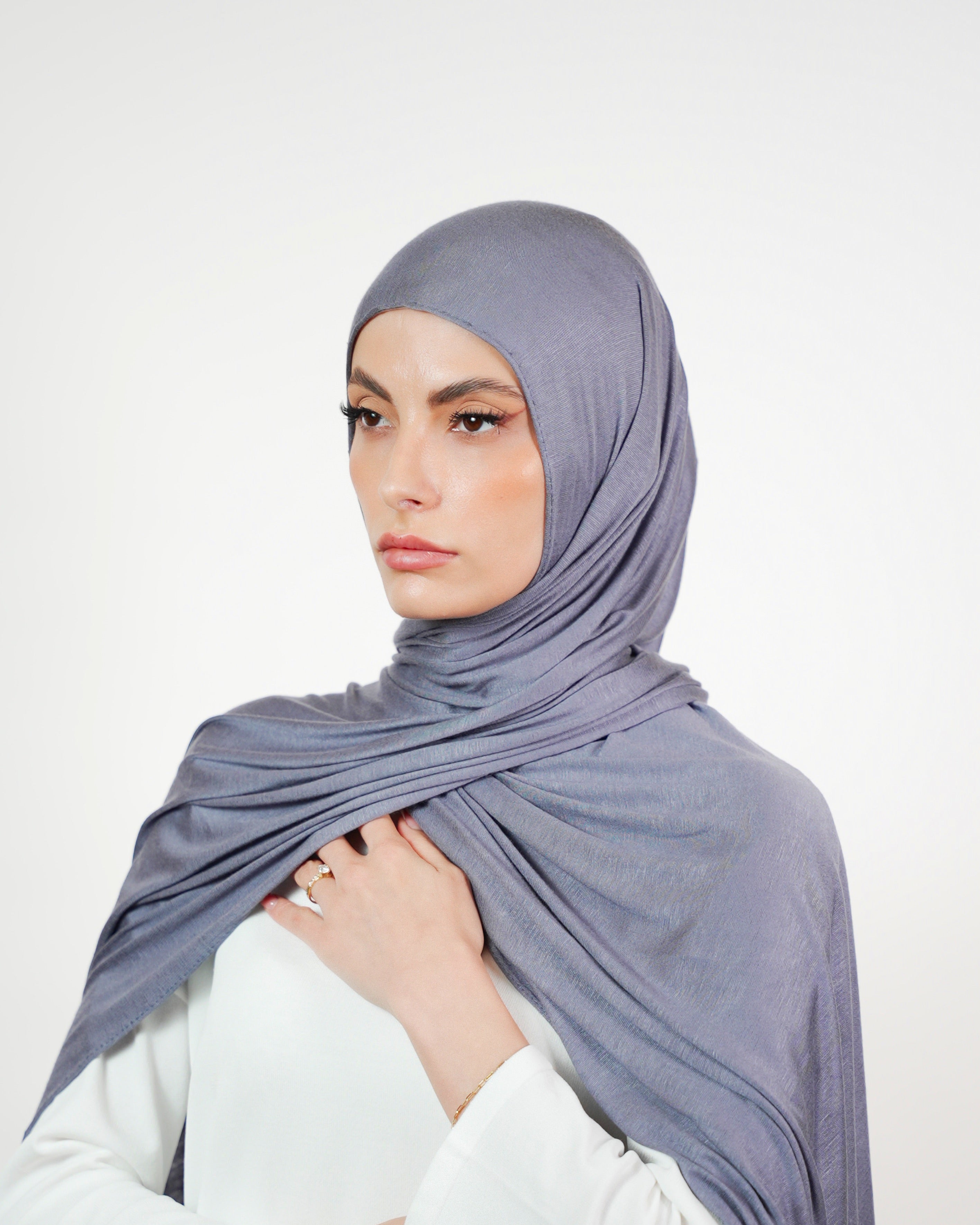 Double Stretch Cotton Plain  Voile