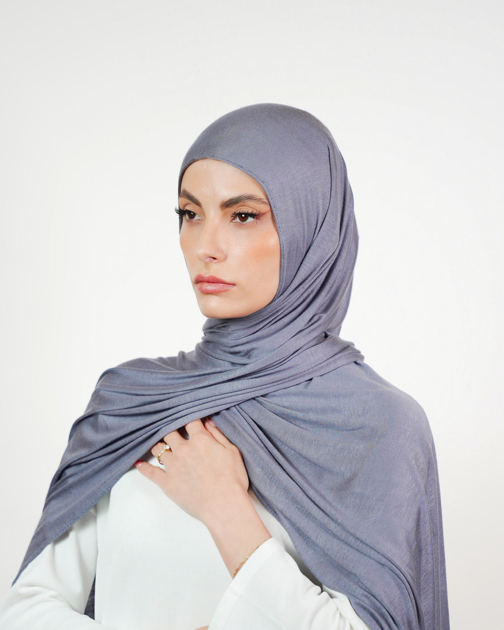 Double Stretch Cotton Plain  Voile