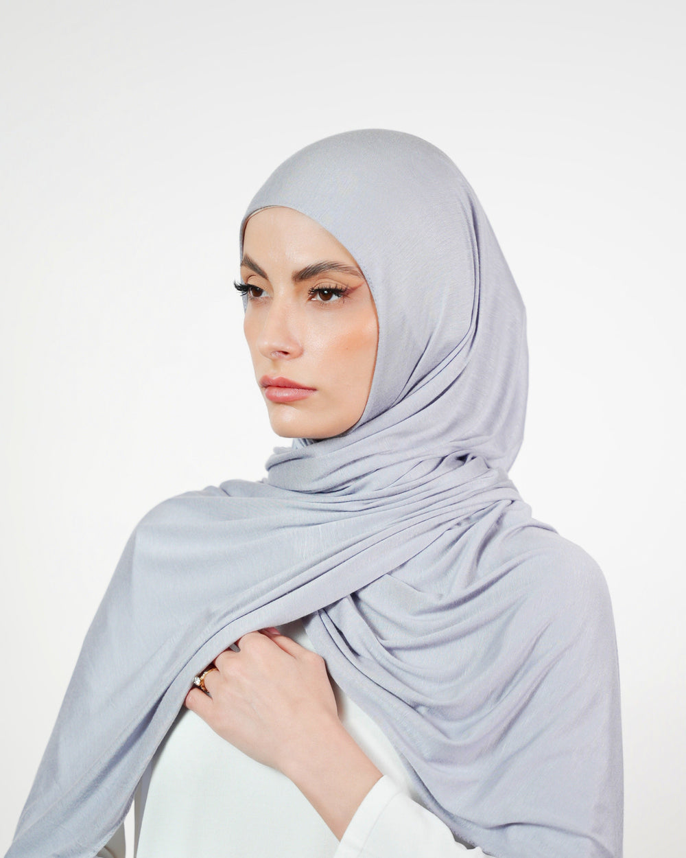 Double Stretch Cotton Plain  Voile