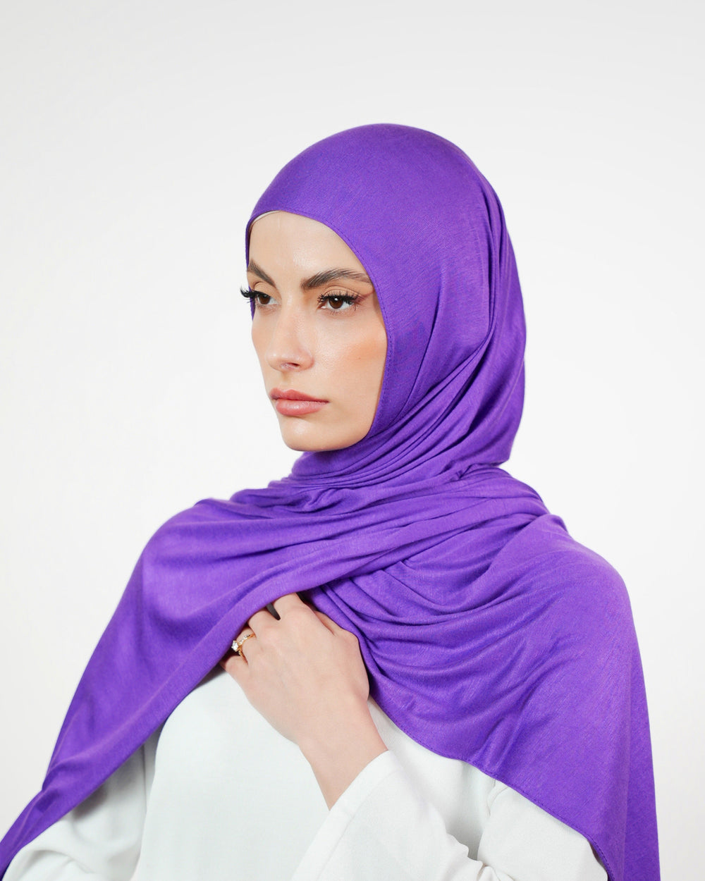 Double Stretch Cotton Plain  Voile