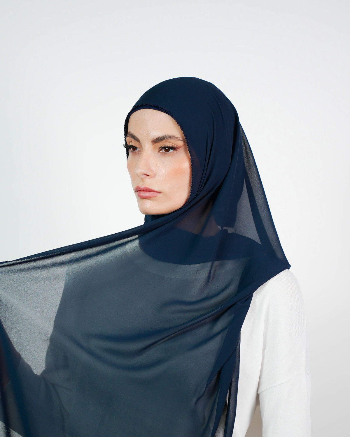 Basic Plain Chiffon Embroidery  Voile