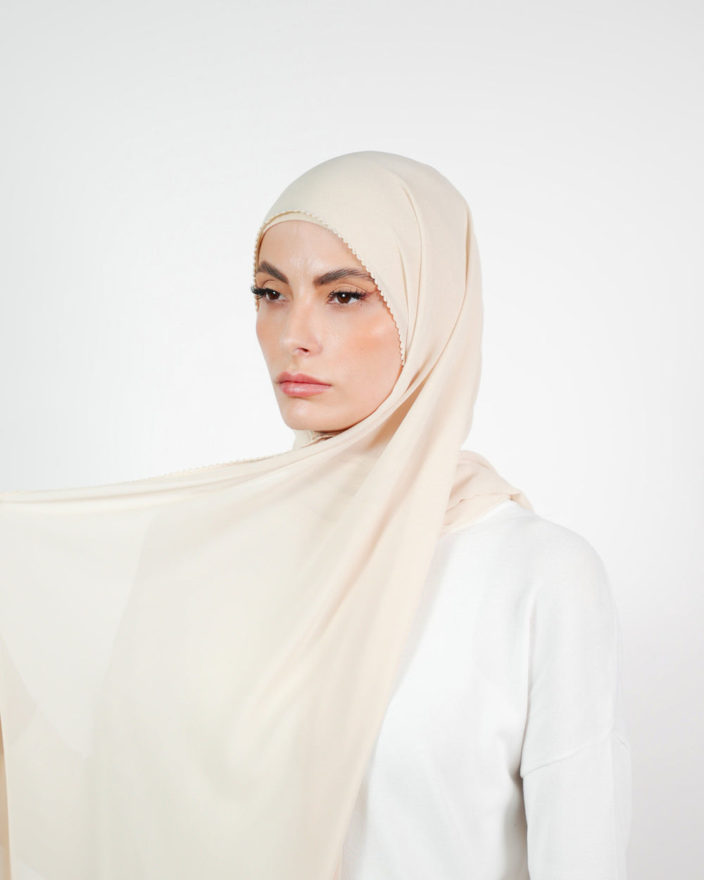 Basic Plain Chiffon Embroidery  Voile