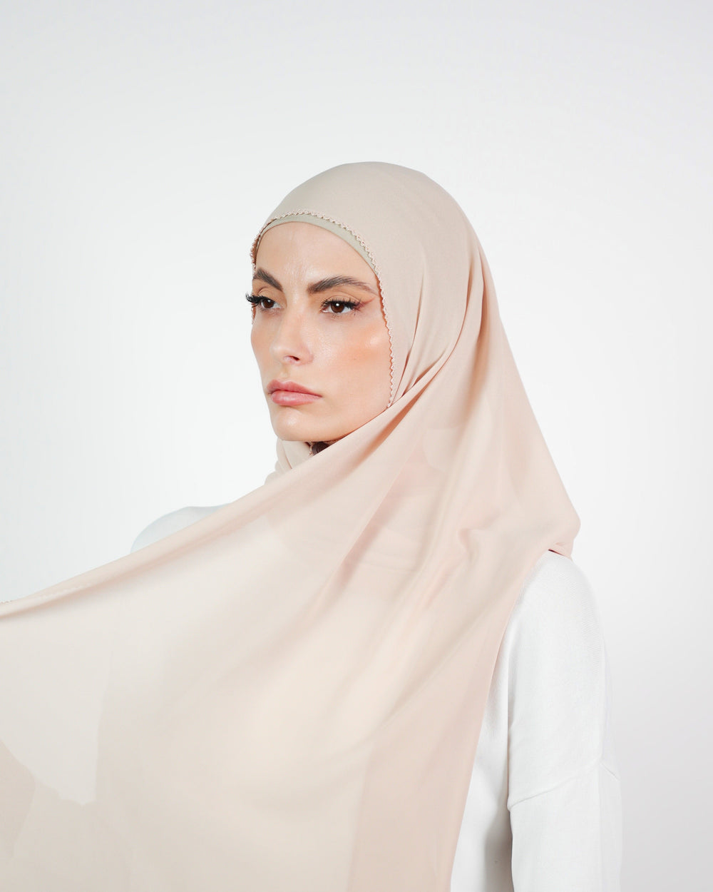 Basic Plain Chiffon Embroidery  Voile