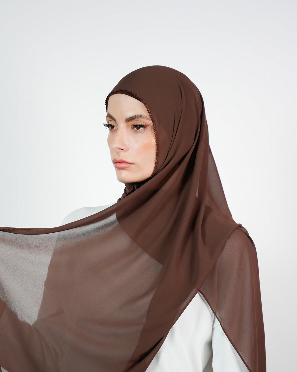 Basic Plain Chiffon Embroidery  Voile