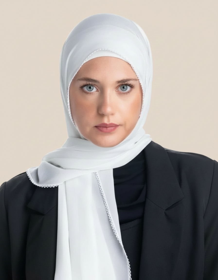 Basic Plain Chiffon Embroidery  Voile