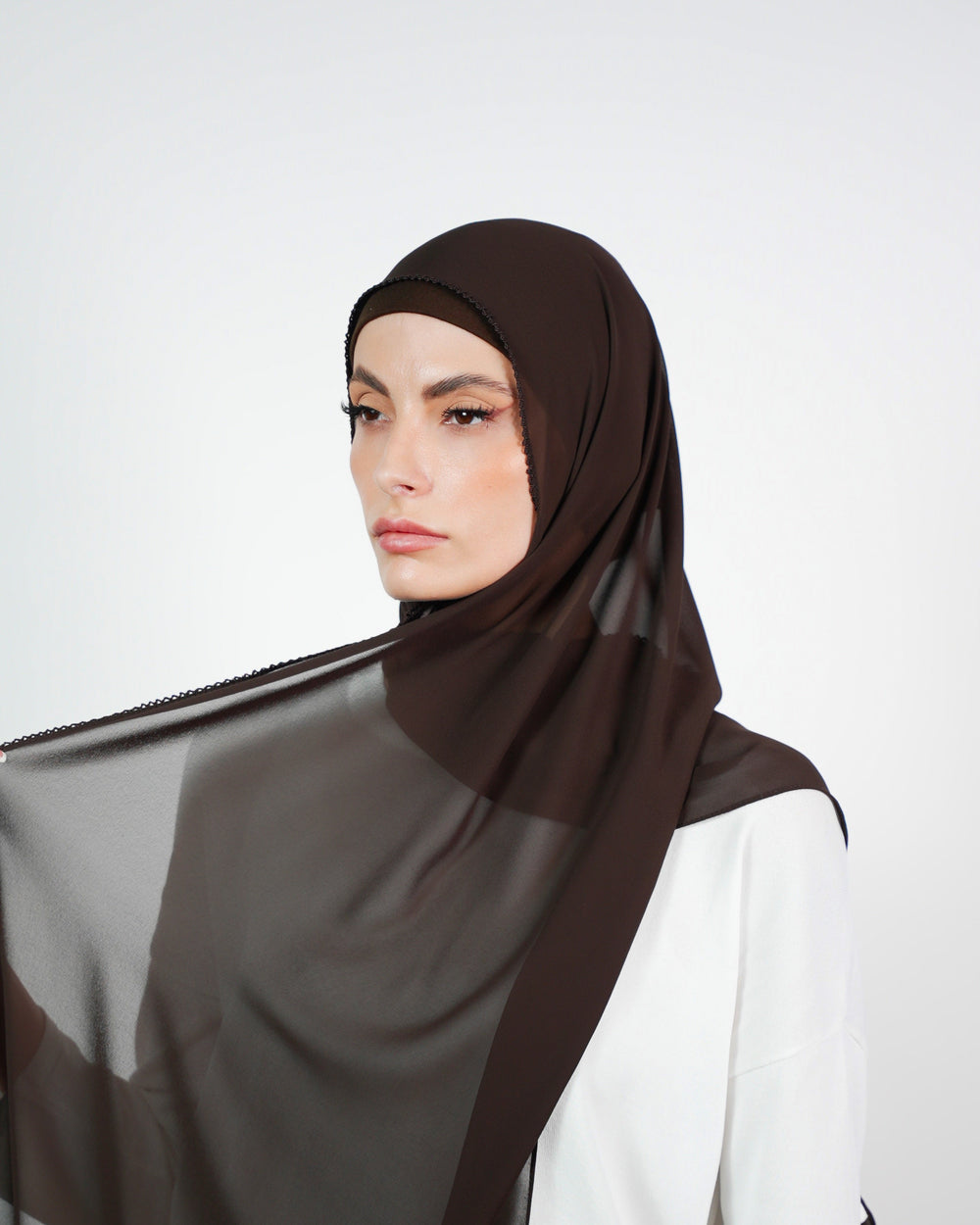 Basic Plain Chiffon Embroidery  Voile