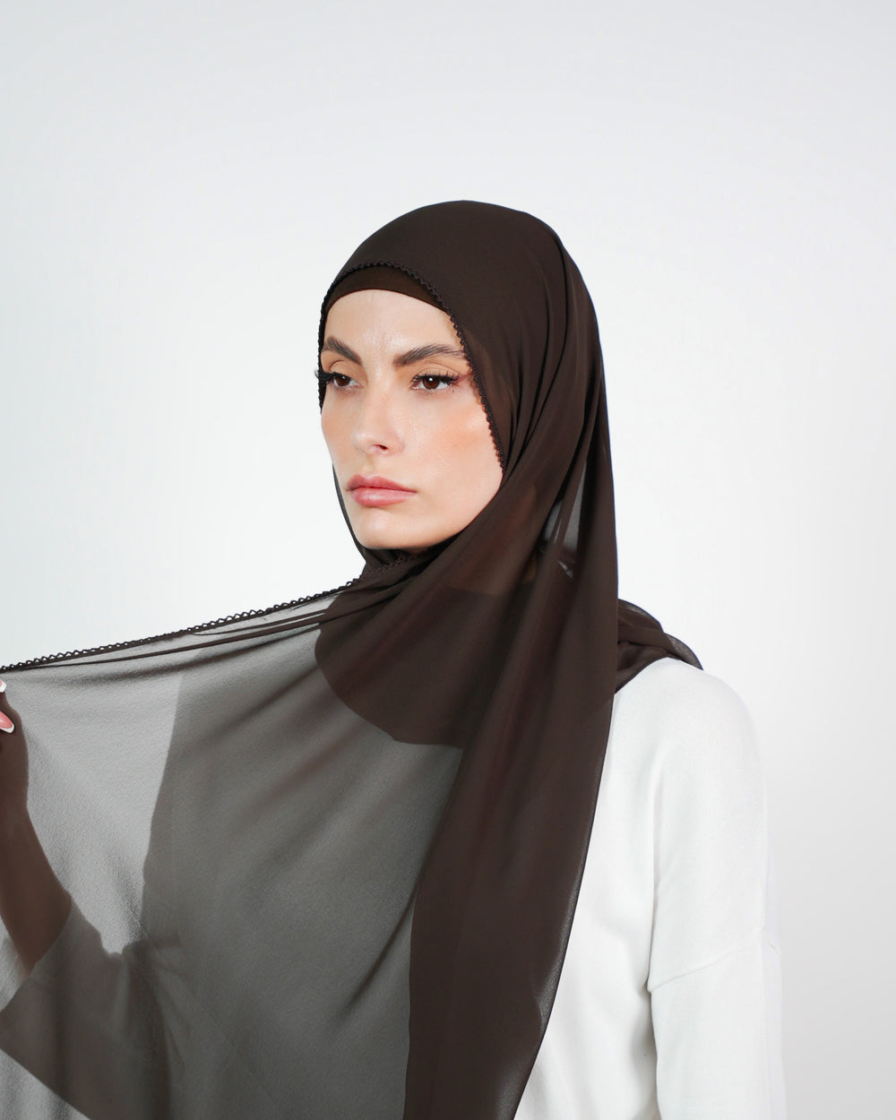 Basic Plain Chiffon Embroidery  Voile