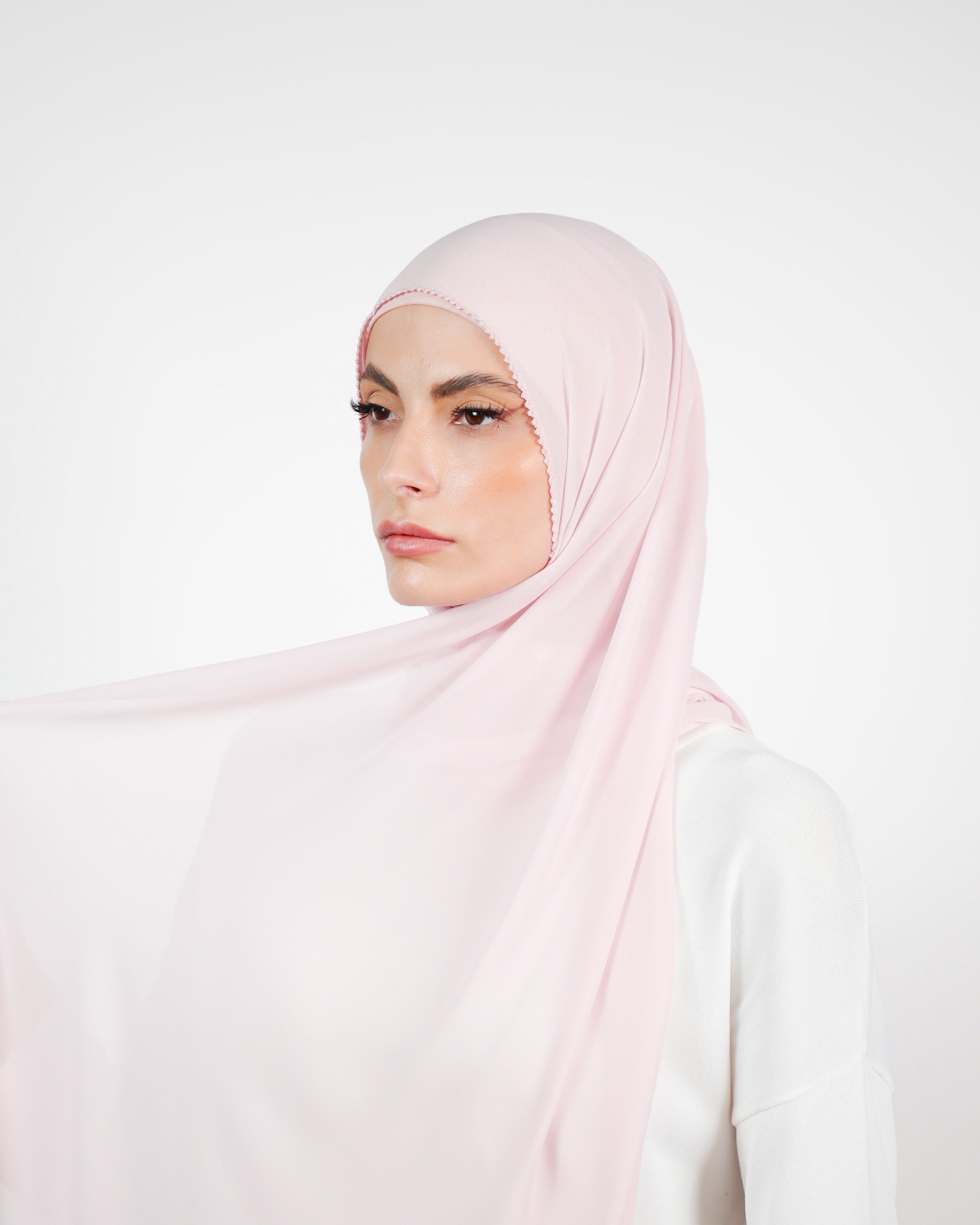 Basic Plain Chiffon Embroidery  Voile