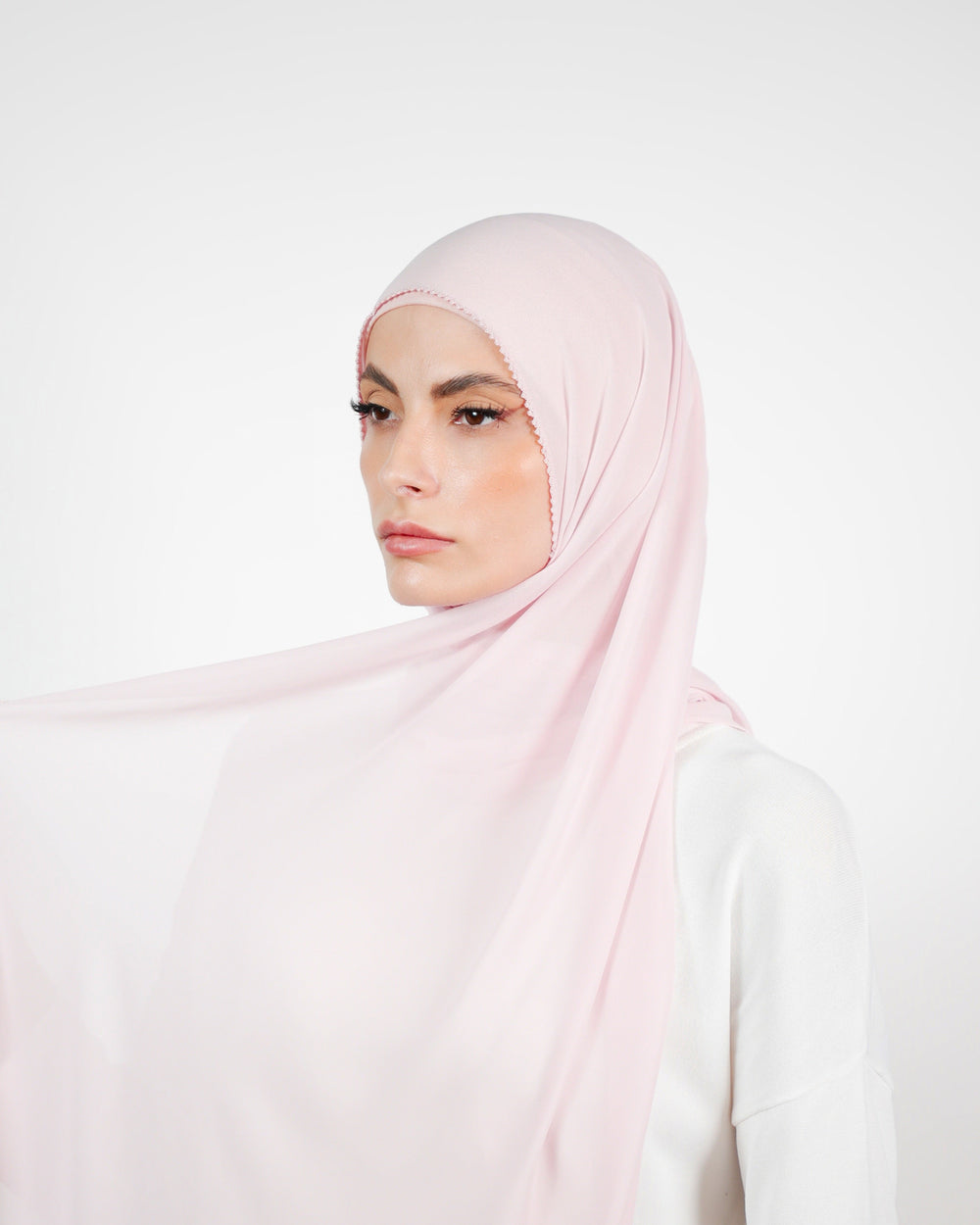 Basic Plain Chiffon Embroidery  Voile