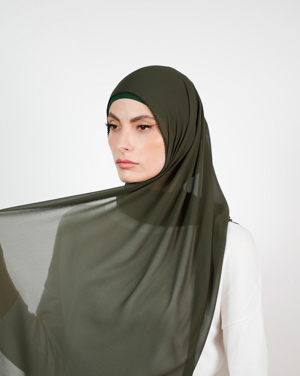 Basic Plain Chiffon Embroidery  Voile