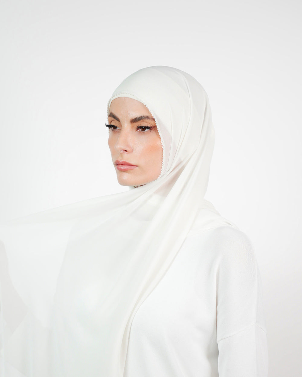 Basic Plain Chiffon Embroidery  Voile