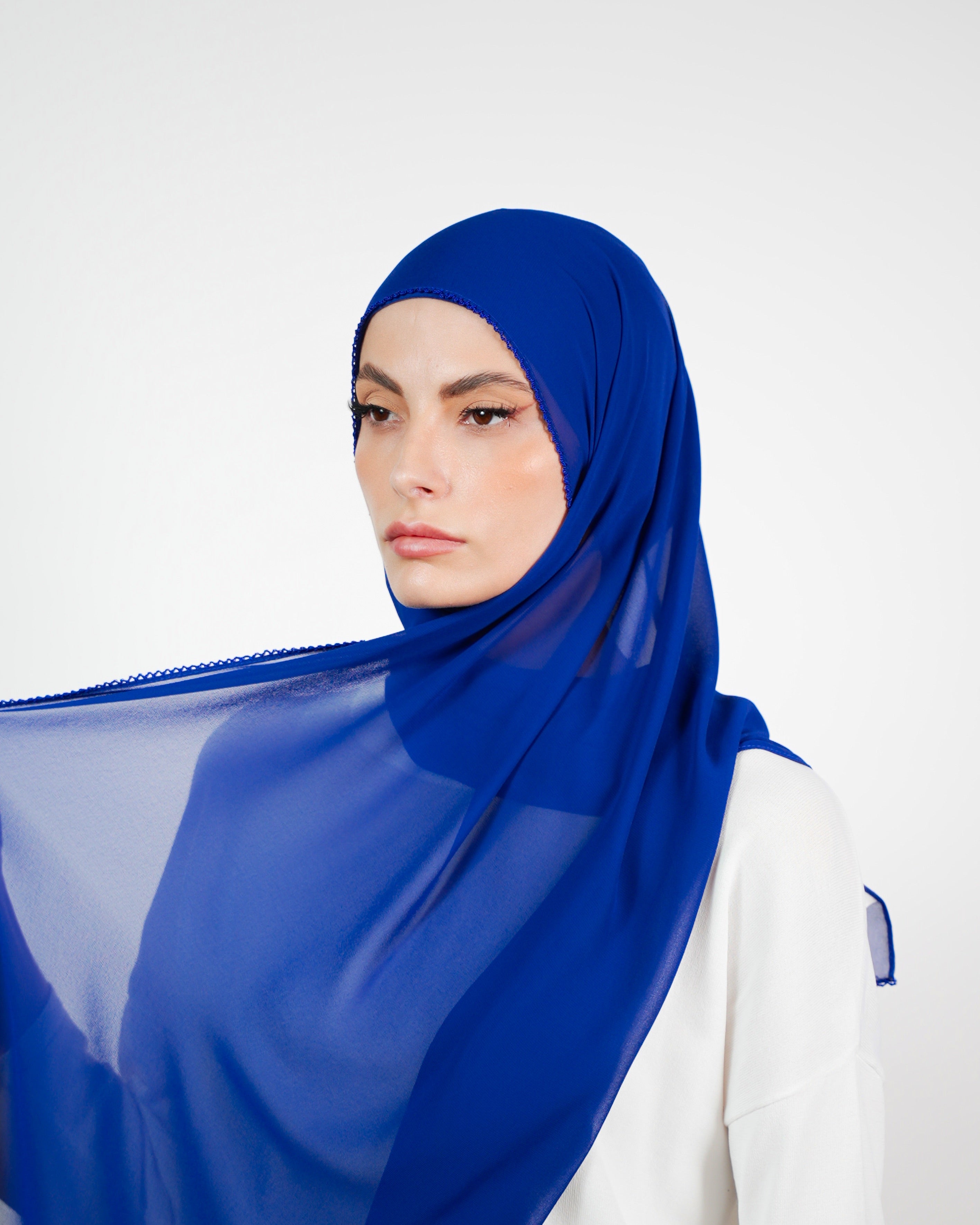 Basic Plain Chiffon Embroidery  Voile