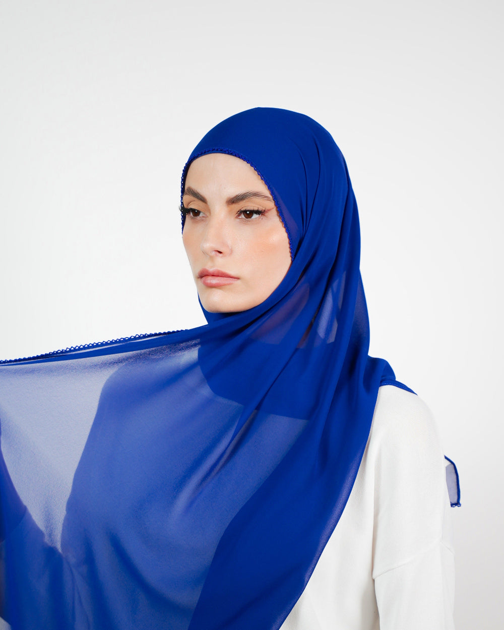 Basic Plain Chiffon Embroidery  Voile