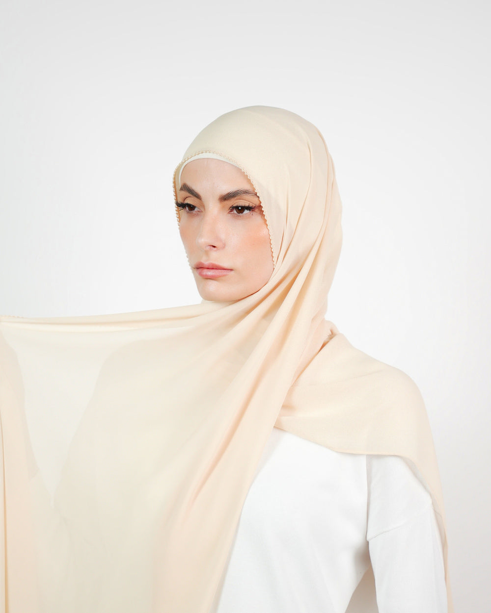 Basic Plain Chiffon Embroidery  Voile