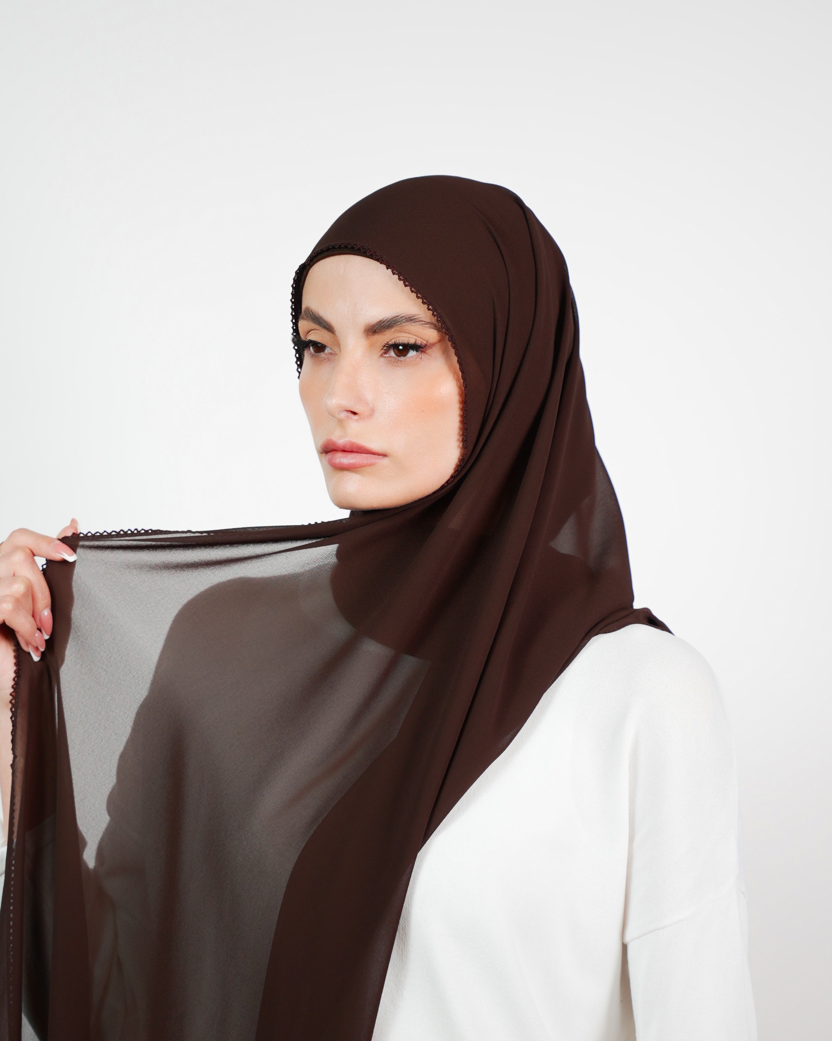 Basic Plain Chiffon Embroidery  Voile