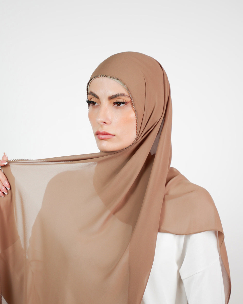 Basic Plain Chiffon Embroidery  Voile