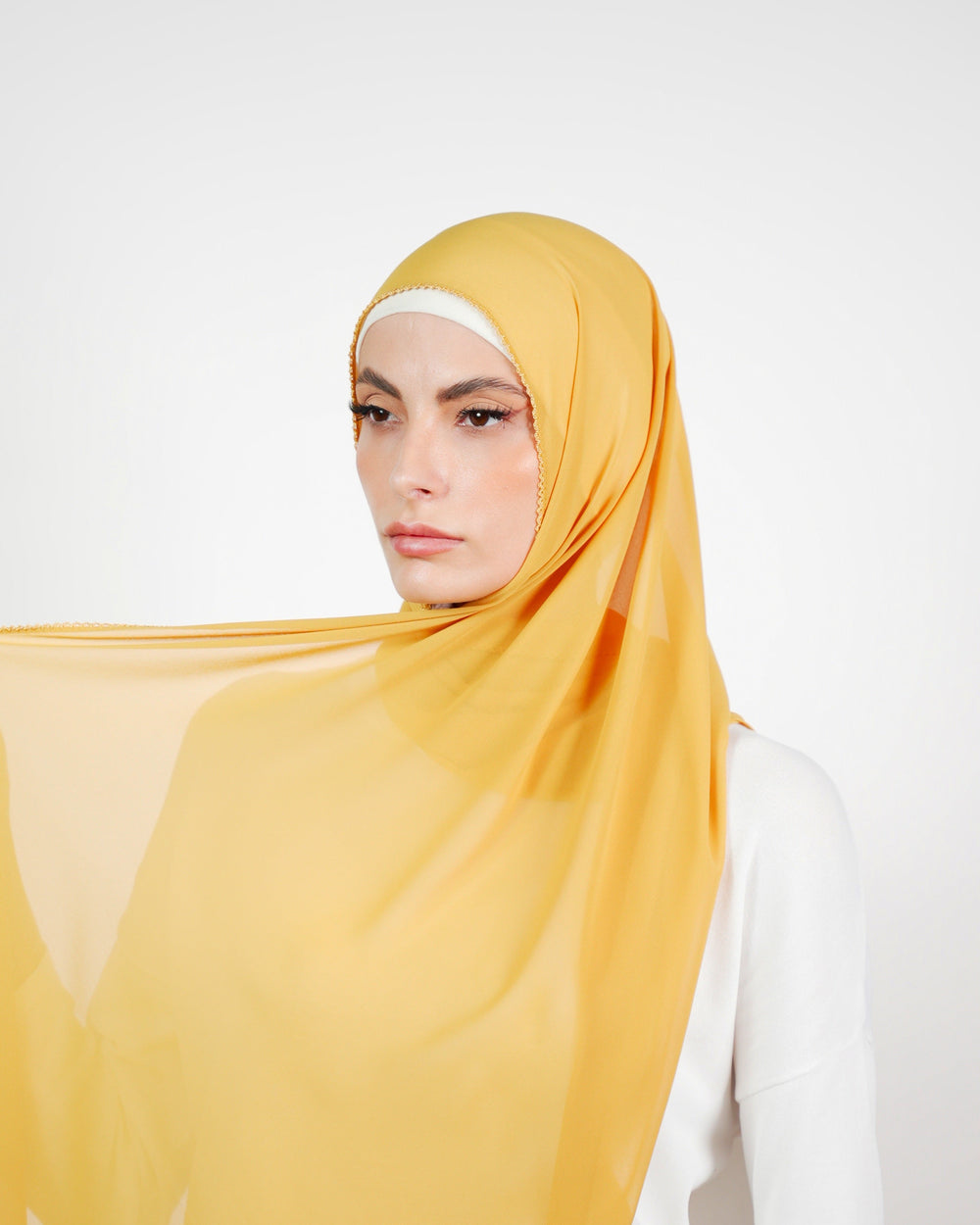 Basic Plain Chiffon Embroidery  Voile