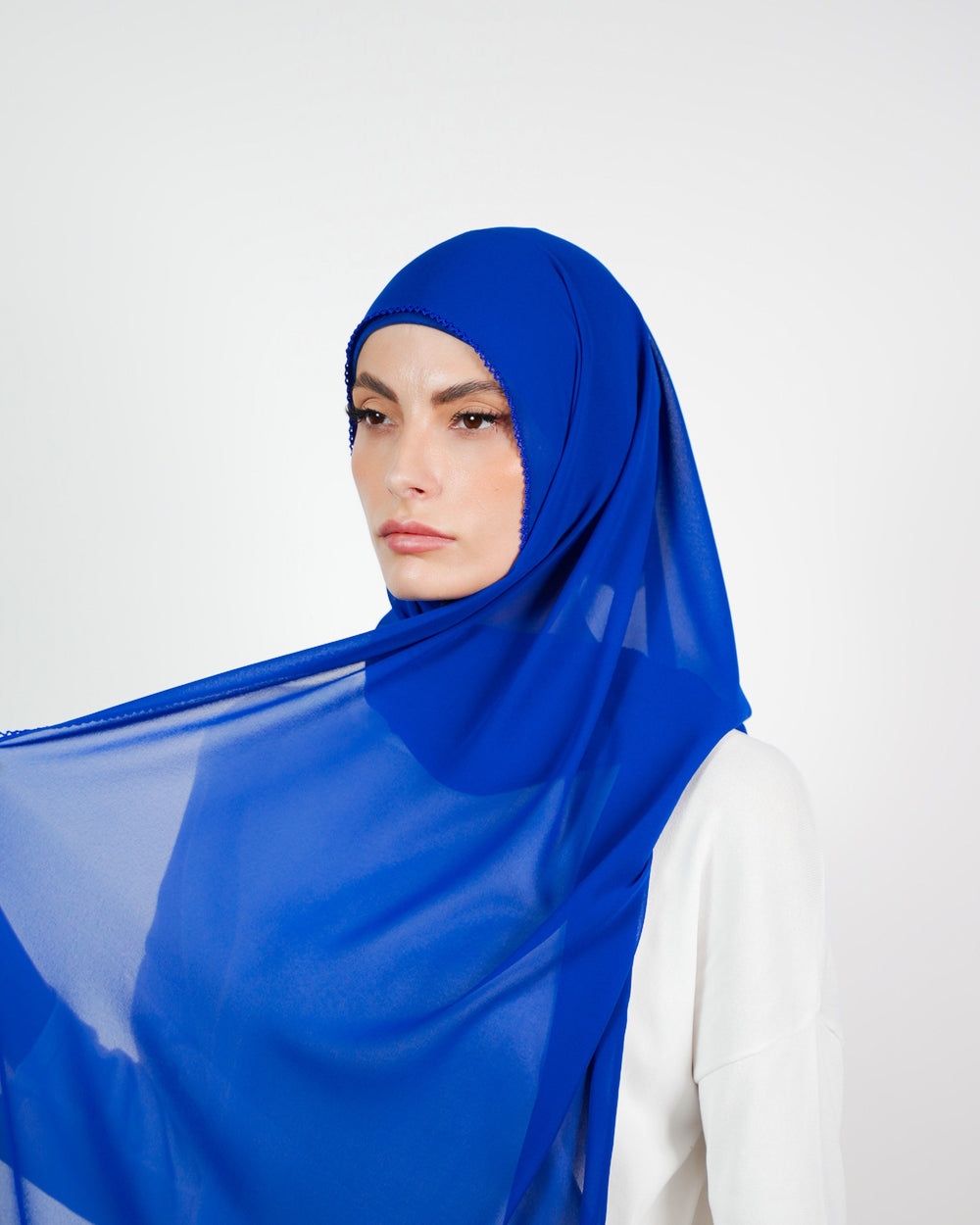 Basic Plain Chiffon Embroidery  Voile